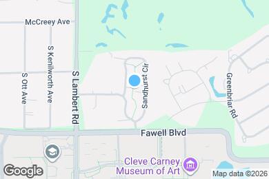 Map image of the property - 371 Sandhurst Cir