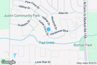 Map image of the property - 212 Cedar Crest Dr