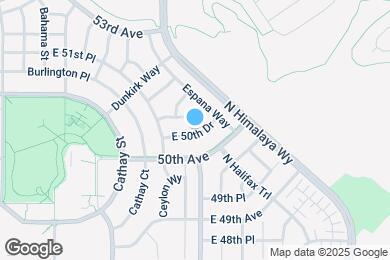 Map image of the property - 19459 E 50th Dr