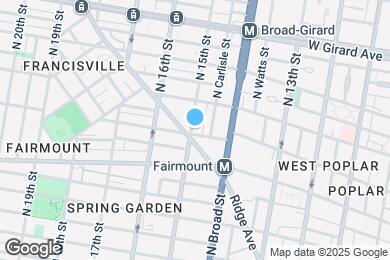 Map image of the property - 1439 Brown St