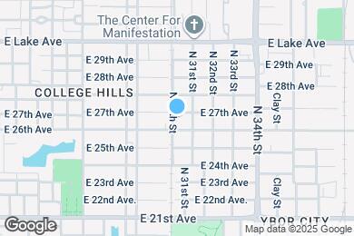 Map image of the property - 3001 E 27th Ave