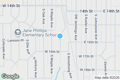 Map image of the property - 1524 S Santa Fe Ave