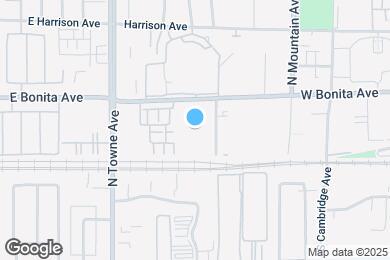 Map image of the property - 960 E Bonita Ave