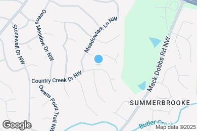 Map image of the property - 3334 Country Creek Dr NW