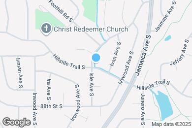 Map image of the property - 8800 Hillside Trail S