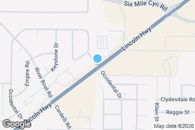 Map image of the property - 504 Occidental Dr