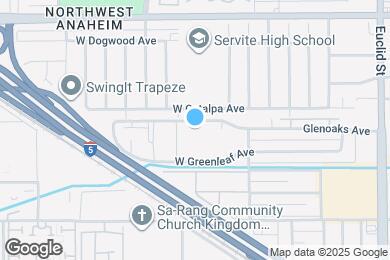 Map image of the property - 1974 Glenoaks Ave