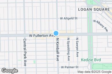 Map image of the property - 3409 W Fullerton Ave