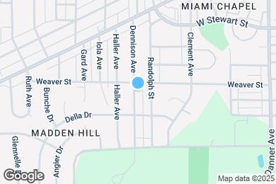 Map image of the property - 1112 Dennison Ave