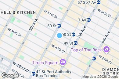 Map image of the property - 227 W 48th St