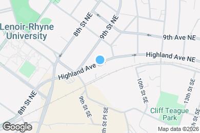 Map image of the property - 858 Highland Ave NE