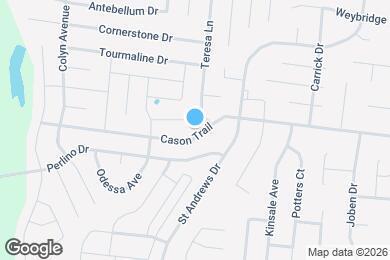 Map image of the property - 2116 Cason Trail