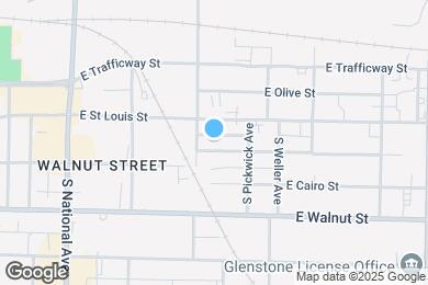 Map image of the property - 1417 E McDaniel St