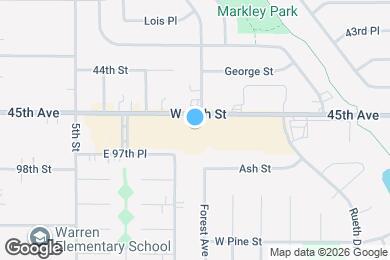 Map image of the property - 2023 45th St