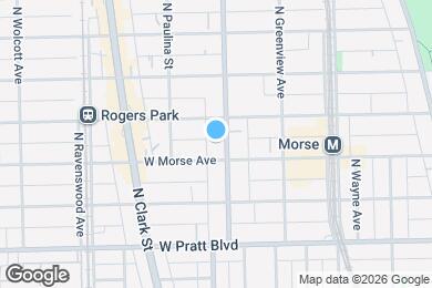 Map image of the property - 6956 N Ashland Blvd