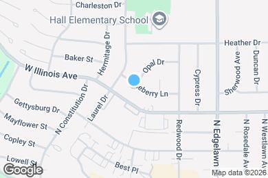 Map image of the property - 2040 Blueberry Ln