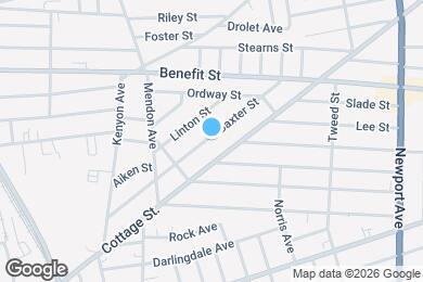 Map image of the property - 167 Baxter St