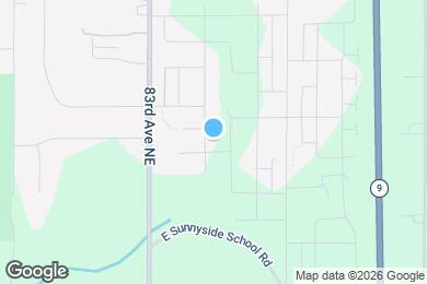 Map image of the property - 4845 85th Ave NE