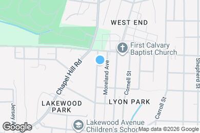 Map image of the property - 1013 Rosedale Ave