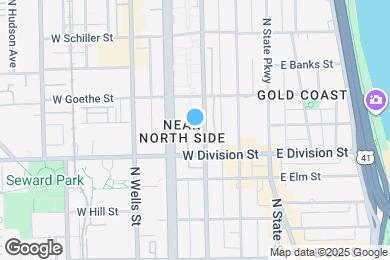 Map image of the property - 1206 N Clark St