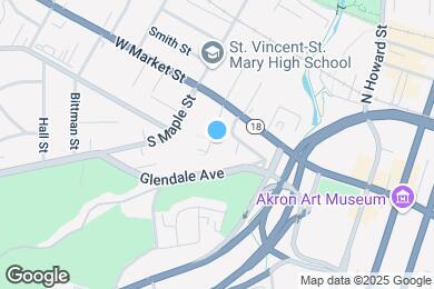 Map image of the property - 43 S Walnut St