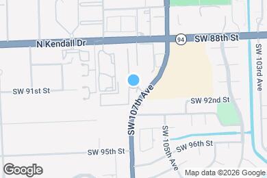 Map image of the property - 10834 N Kendall Dr