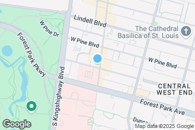 Map image of the property - 4909 Laclede Ave