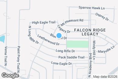 Map image of the property - 10021 Blue Bell Dr