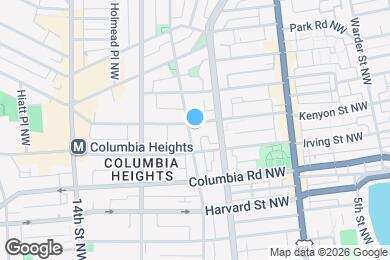 Map image of the property - 3127 11th St NW