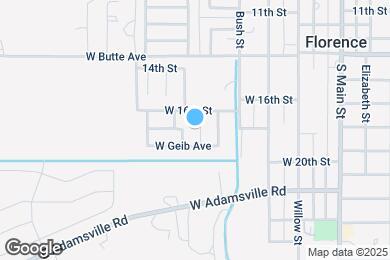 Map image of the property - 282 S Oak St