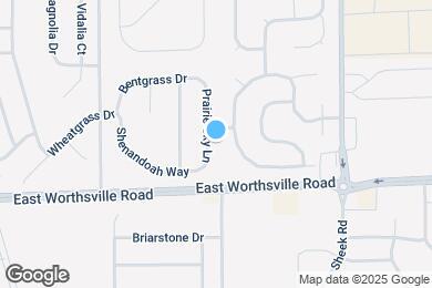 Map image of the property - 2013 Prairie Sky Ln