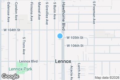 Map image of the property - 10505 Hawthorne