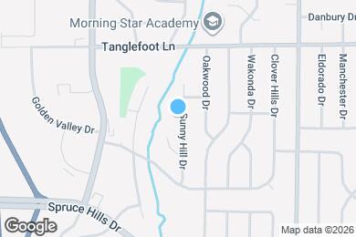 Map image of the property - 3520 Sunny Hill Dr