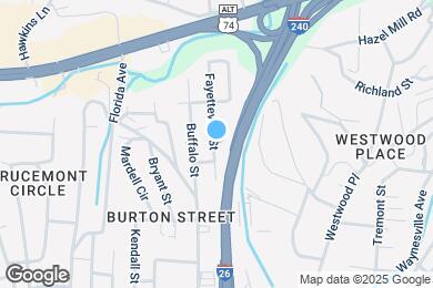 Map image of the property - 173 Fayetteville St