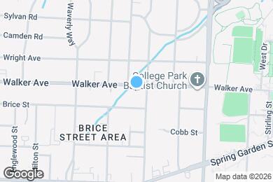 Map image of the property - 1807 Walker Ave