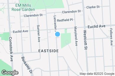 Map image of the property - 831 Lancaster Ave