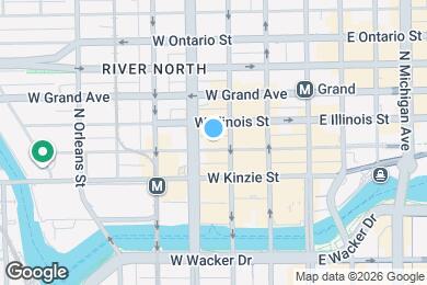 Map image of the property - 112 W Hubbard St