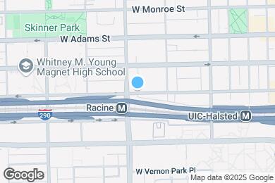Map image of the property - 1142 W Van Buren St