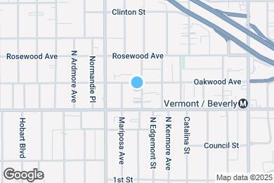 Map image of the property - 331 1/2 N Alexandria Ave