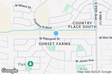 Map image of the property - 10140 W Raymond St