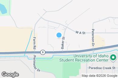 Map image of the property - Studio 1 Extended Stay - Moscow/Pullman