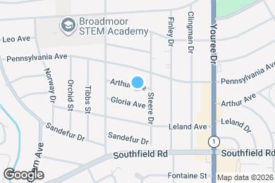 Map image of the property - 357 Arthur Ave