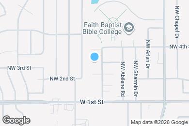 Map image of the property - 230 NW College Ave