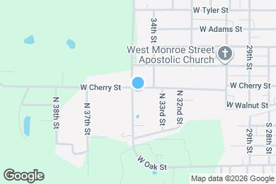 Map image of the property - 2004 W Cherry St