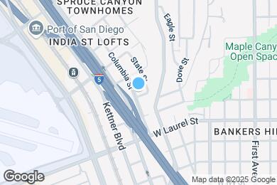 Map image of the property - 820 W Nutmeg St