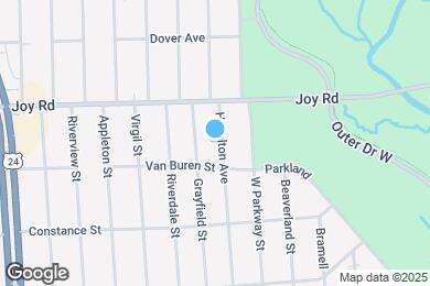 Map image of the property - 8651 Hazelton St