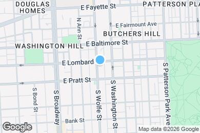 Map image of the property - 105 S Wolfe St