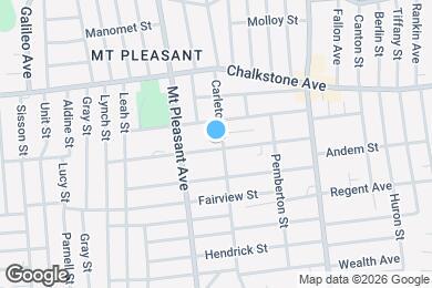 Map image of the property - 91 Beaufort St