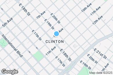 Map image of the property - 1830 10th Ave