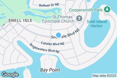 Map image of the property - 1033 Snell Isle Blvd NE
